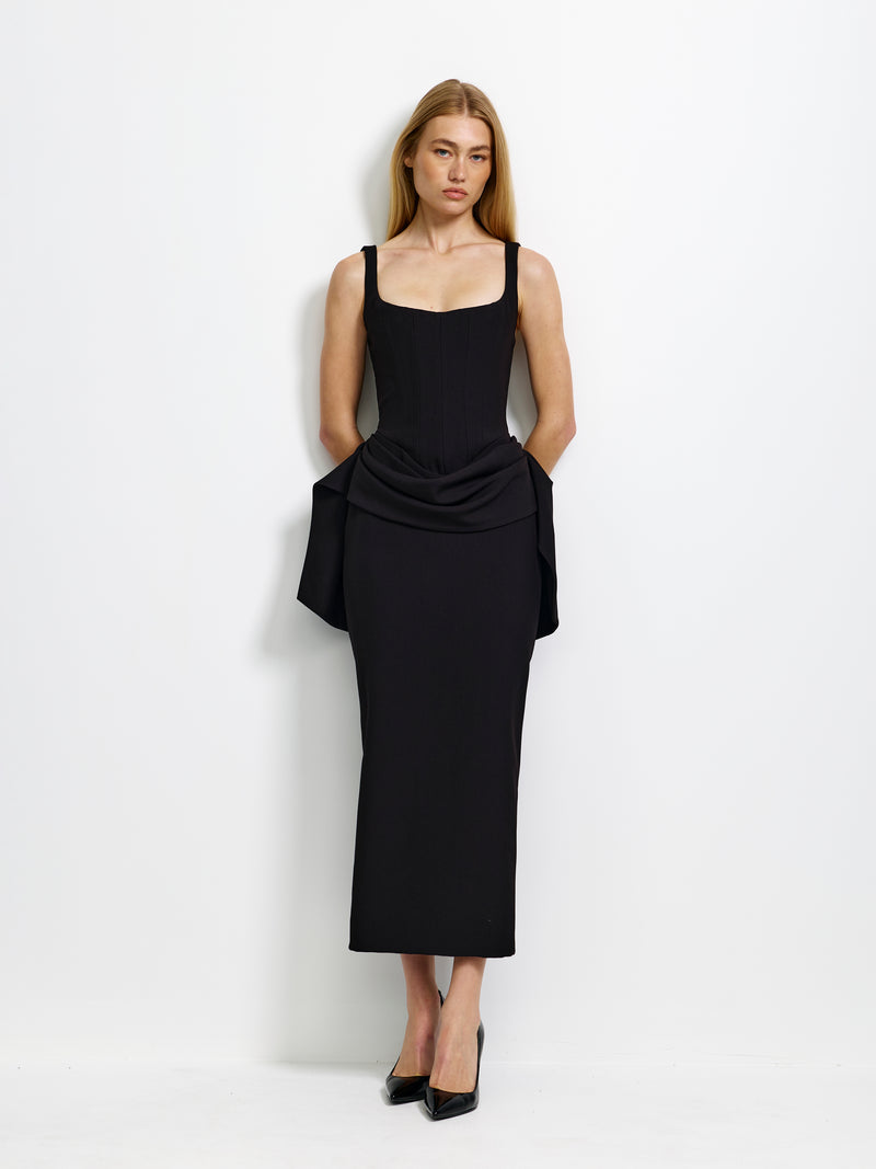 Ashtyn Dress - Black - EFFIE KATS