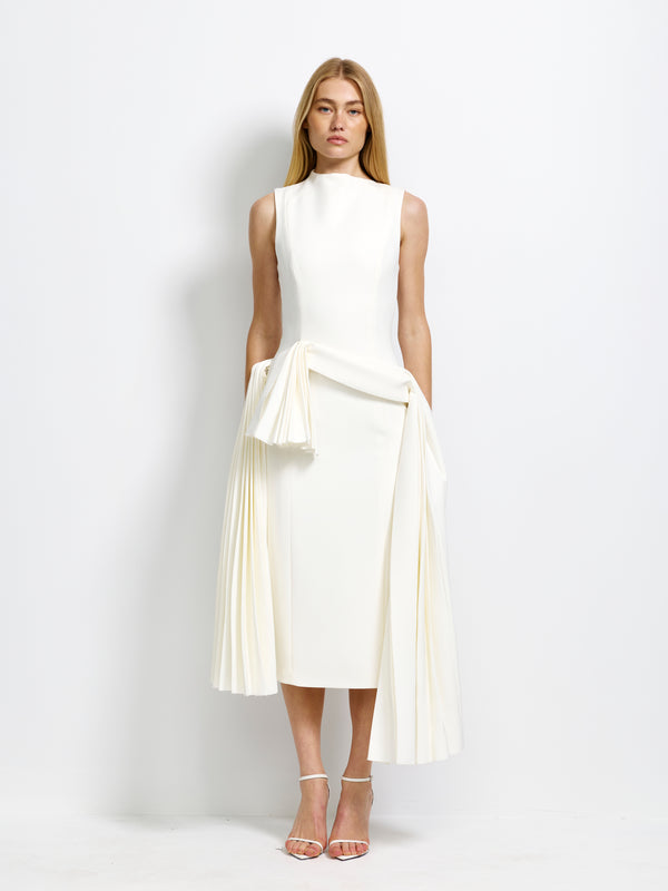 Astrid Dress - Ivory - EFFIE KATS