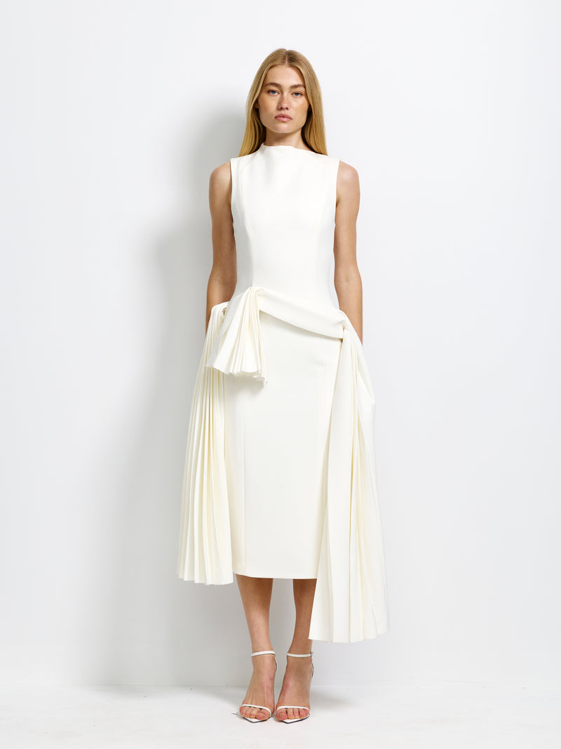 Astrid Dress - Ivory - EFFIE KATS
