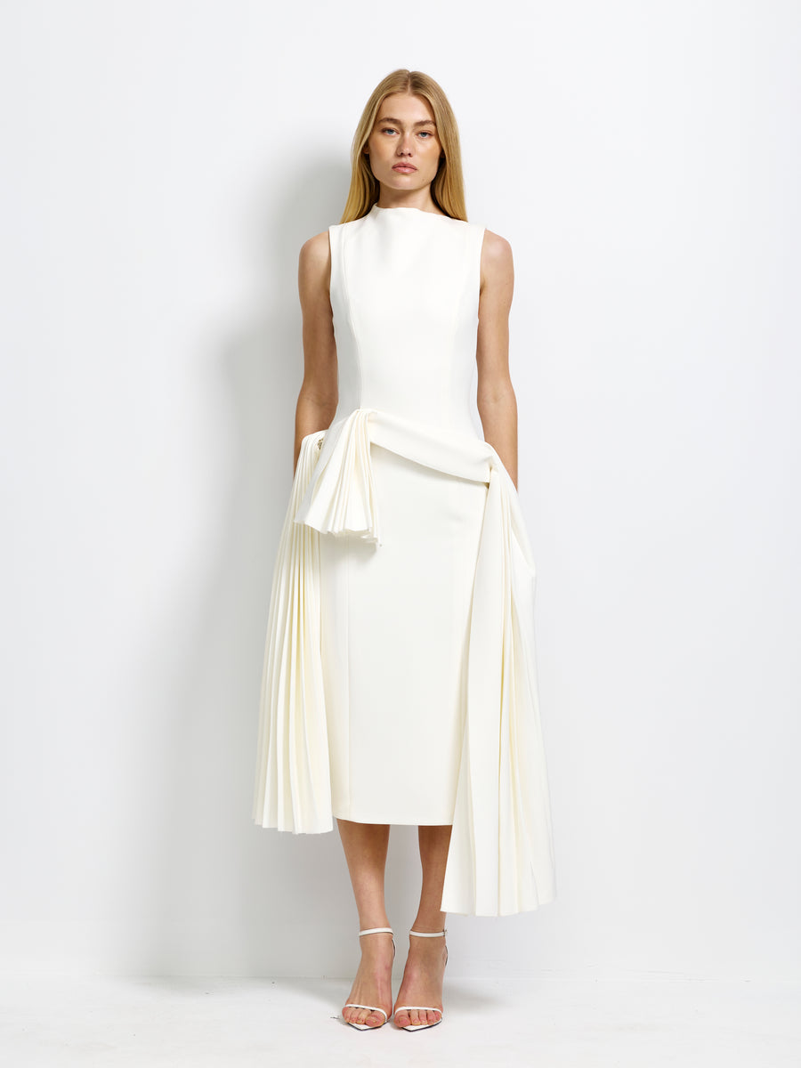 Astrid Dress - Ivory - EFFIE KATS