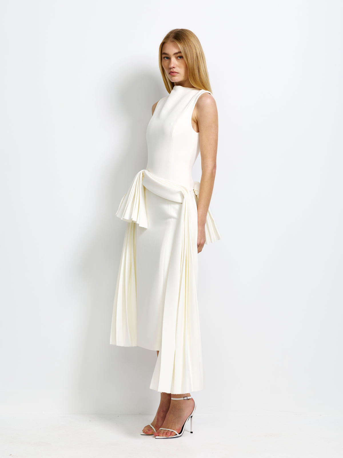 Astrid Dress - Ivory - EFFIE KATS