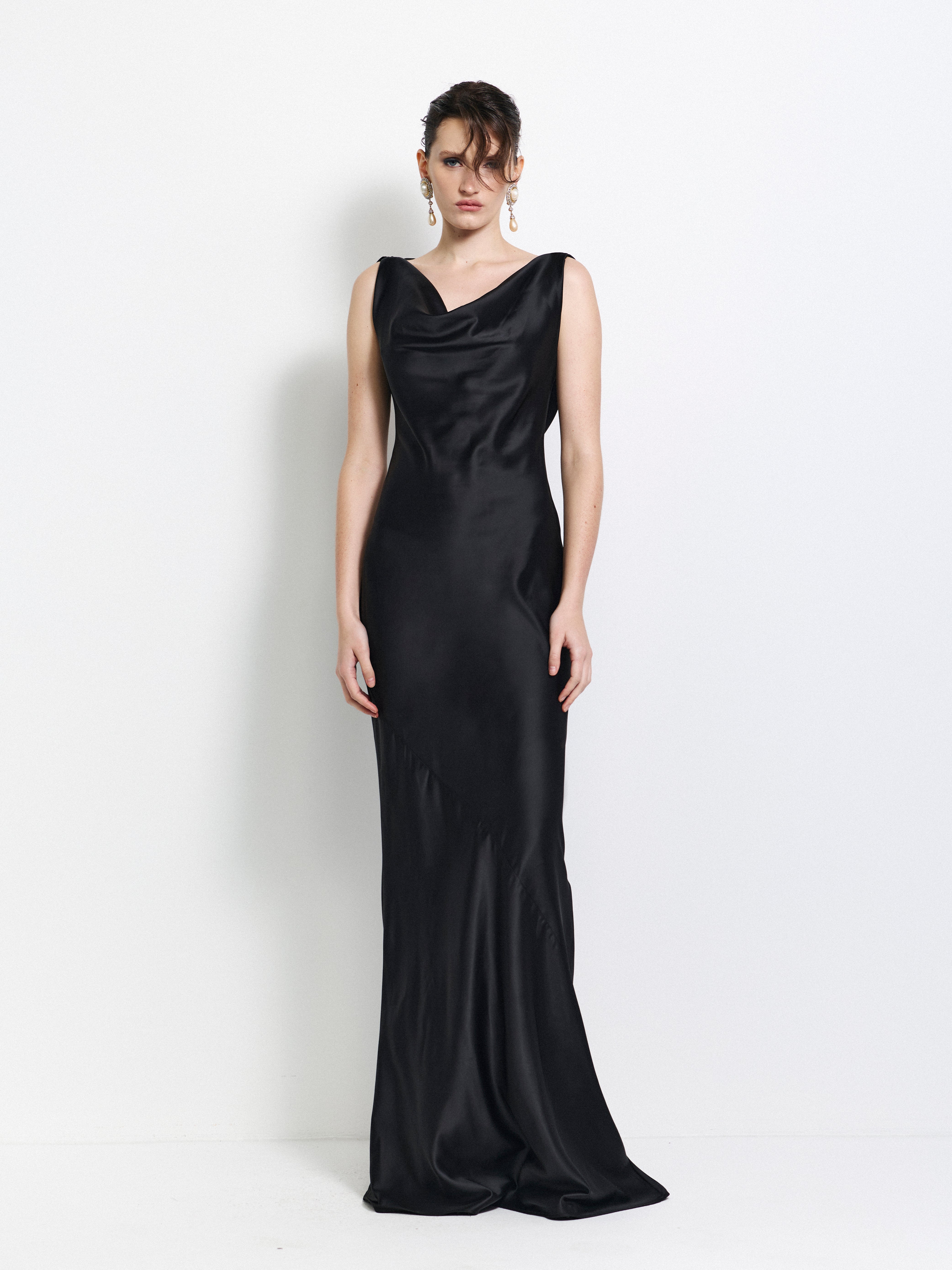 Athena Gown - Black - EFFIE KATS