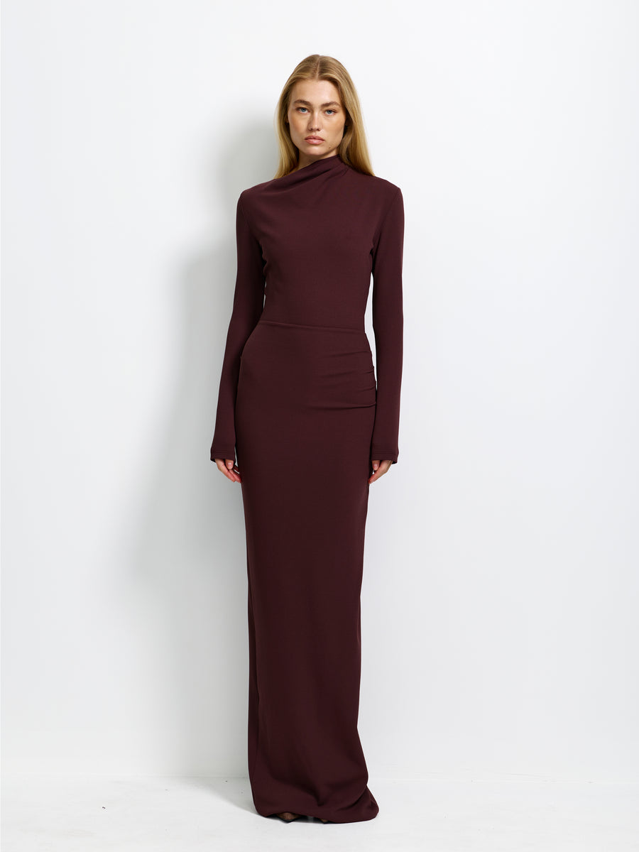 Avian Gown - Chocolate Plum - EFFIE KATS