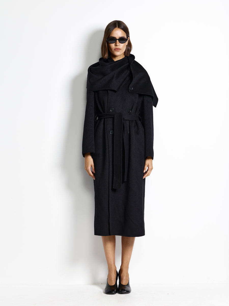 Elisabetta Coat - Black - EFFIE KATS