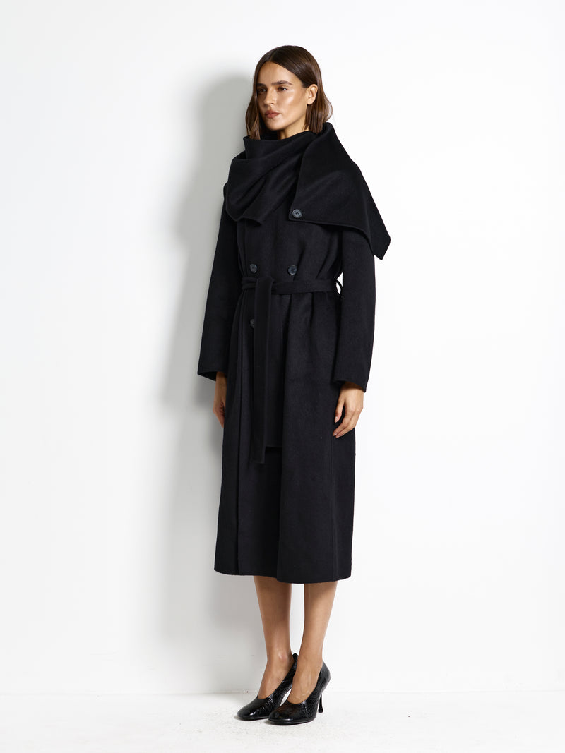 Elisabetta Coat - Black - EFFIE KATS