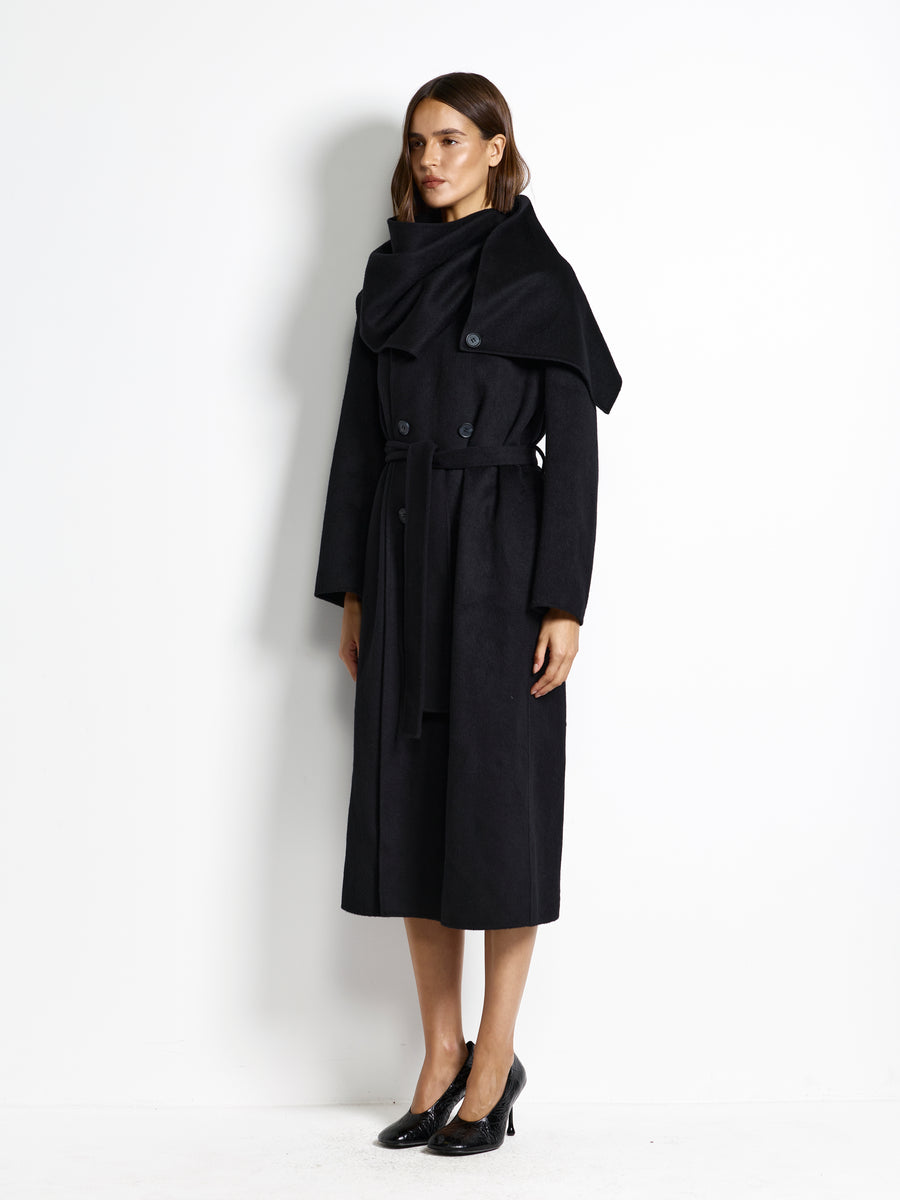 Elisabetta Coat - Black - EFFIE KATS