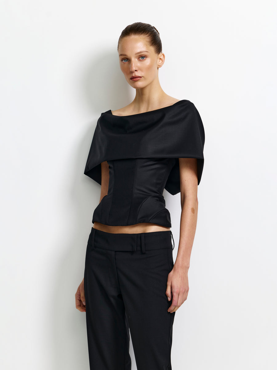 Eliza Bodice - Black - EFFIE KATS