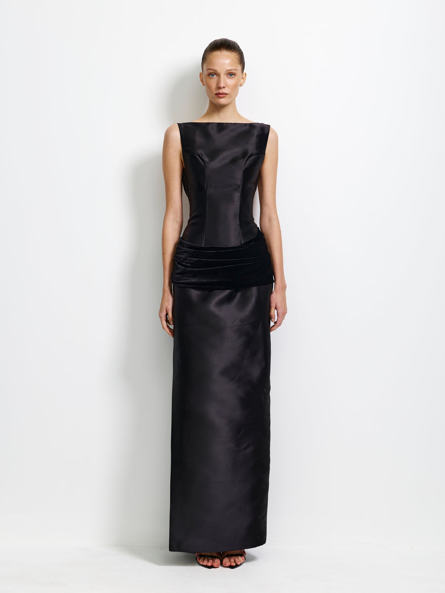 Elowen Gown - Black - EFFIE KATS