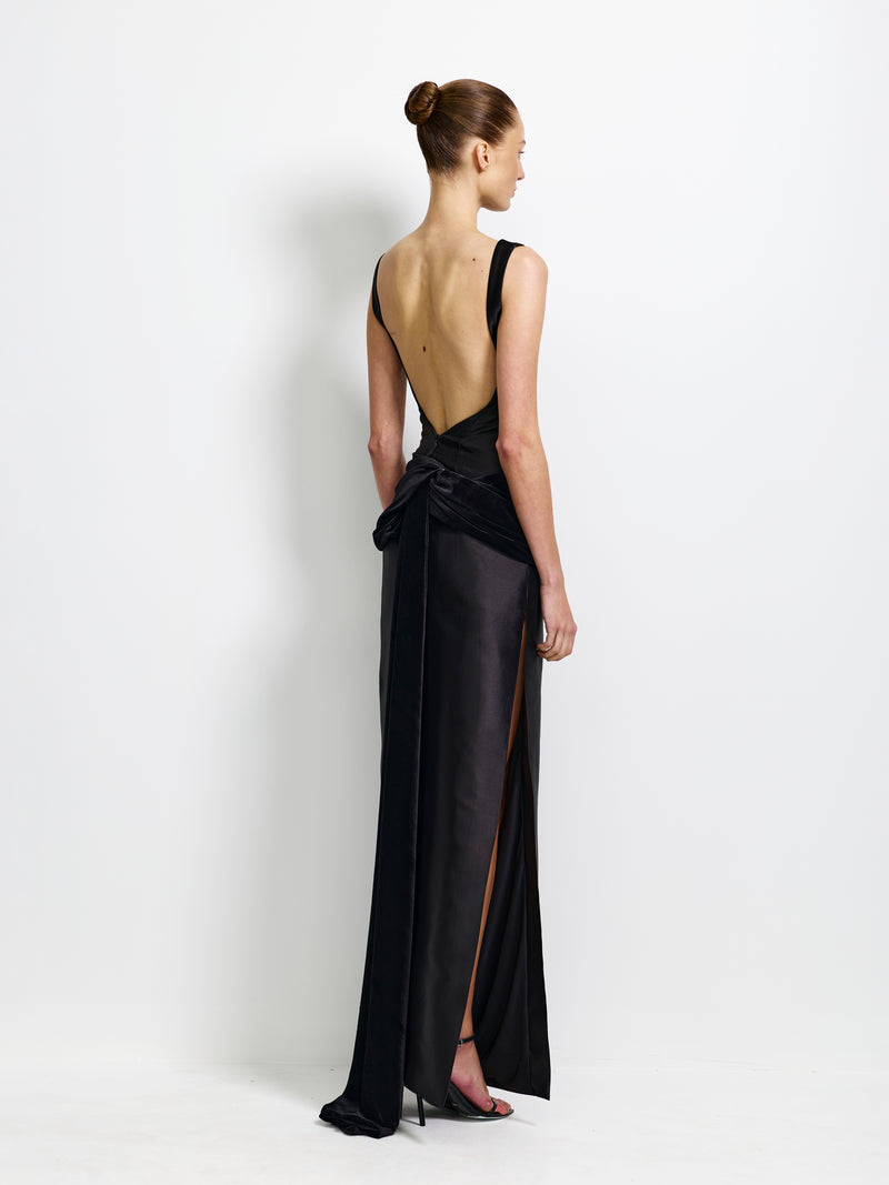 Elowen Gown - Black - EFFIE KATS