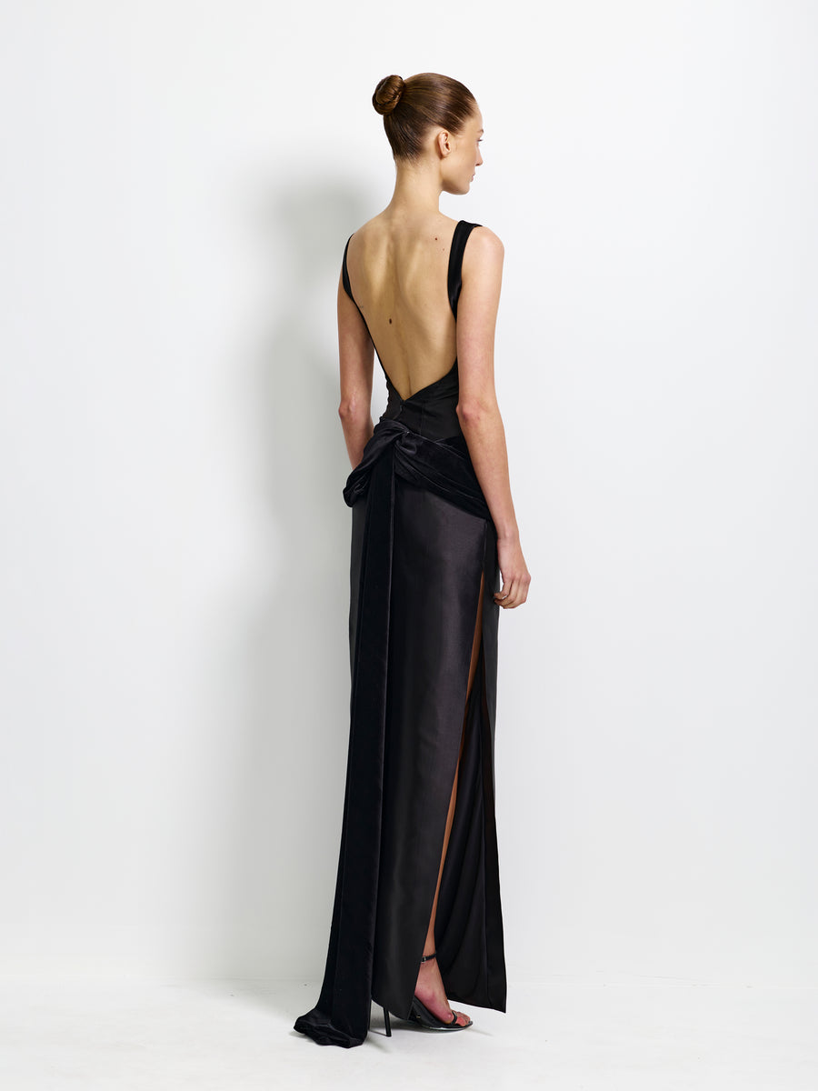 Elowen Gown - Black - EFFIE KATS