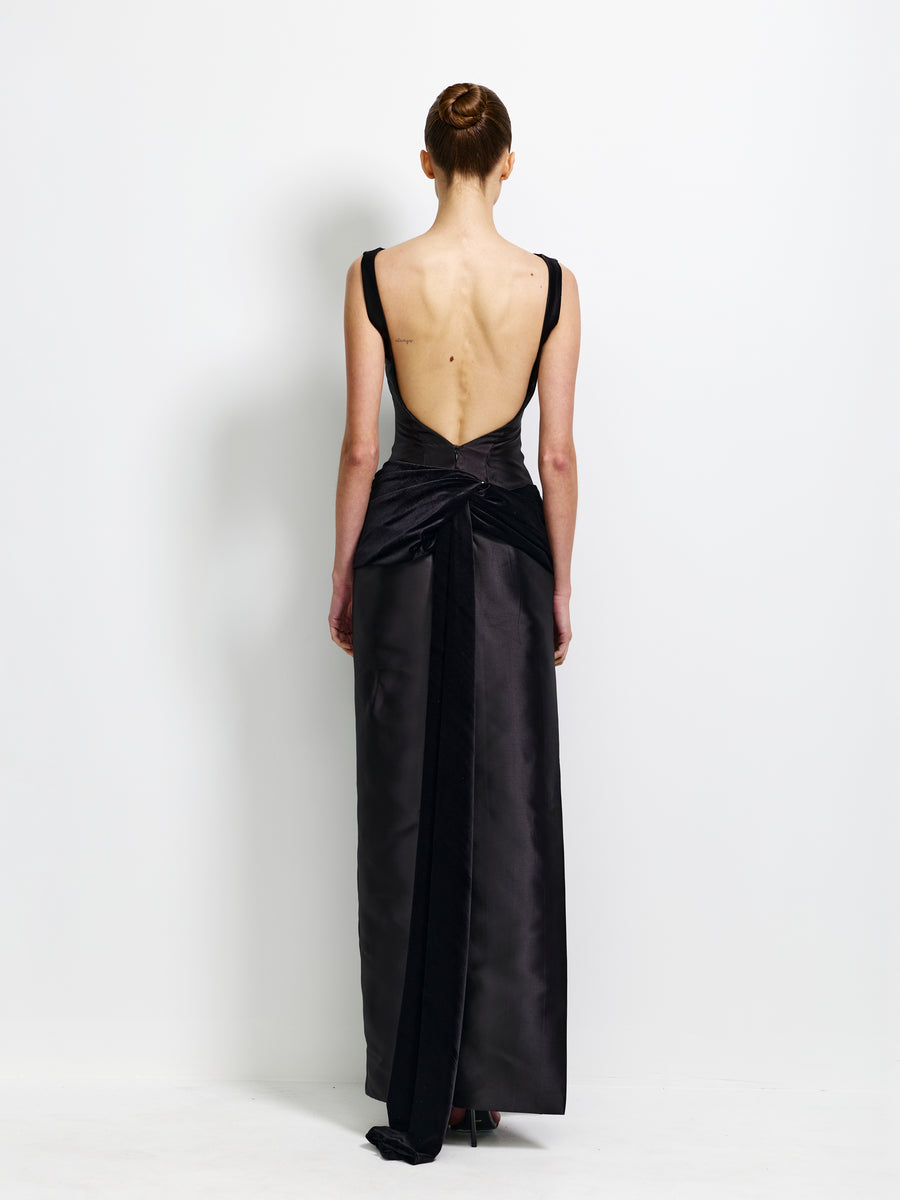 Elowen Gown - Black - EFFIE KATS