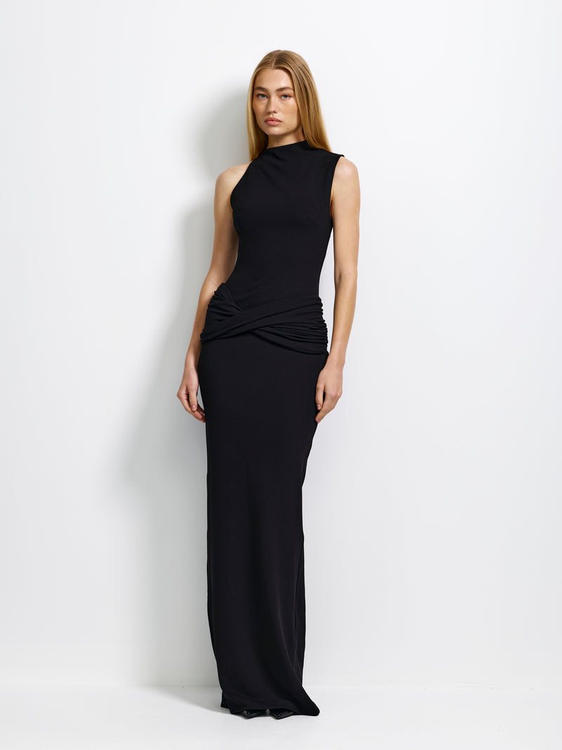 Emmeline Gown - Black - EFFIE KATS
