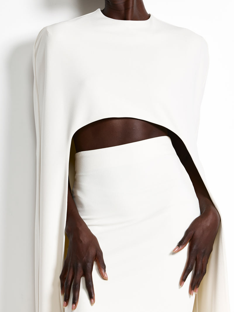 Estella Cape - Ivory - EFFIE KATS