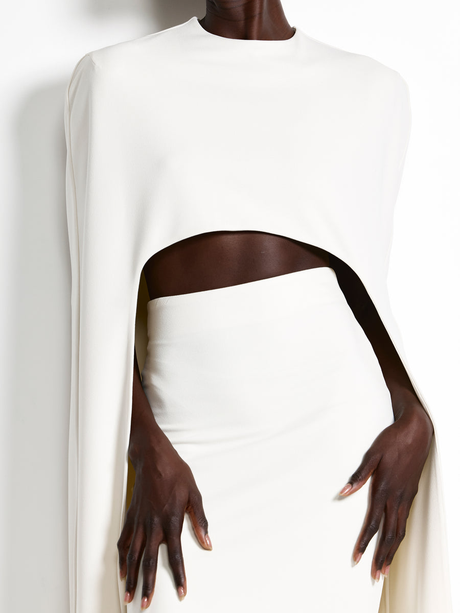 Estella Cape - Ivory - EFFIE KATS