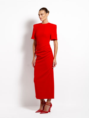 Evie Midi - Cherry Red - EFFIE KATS