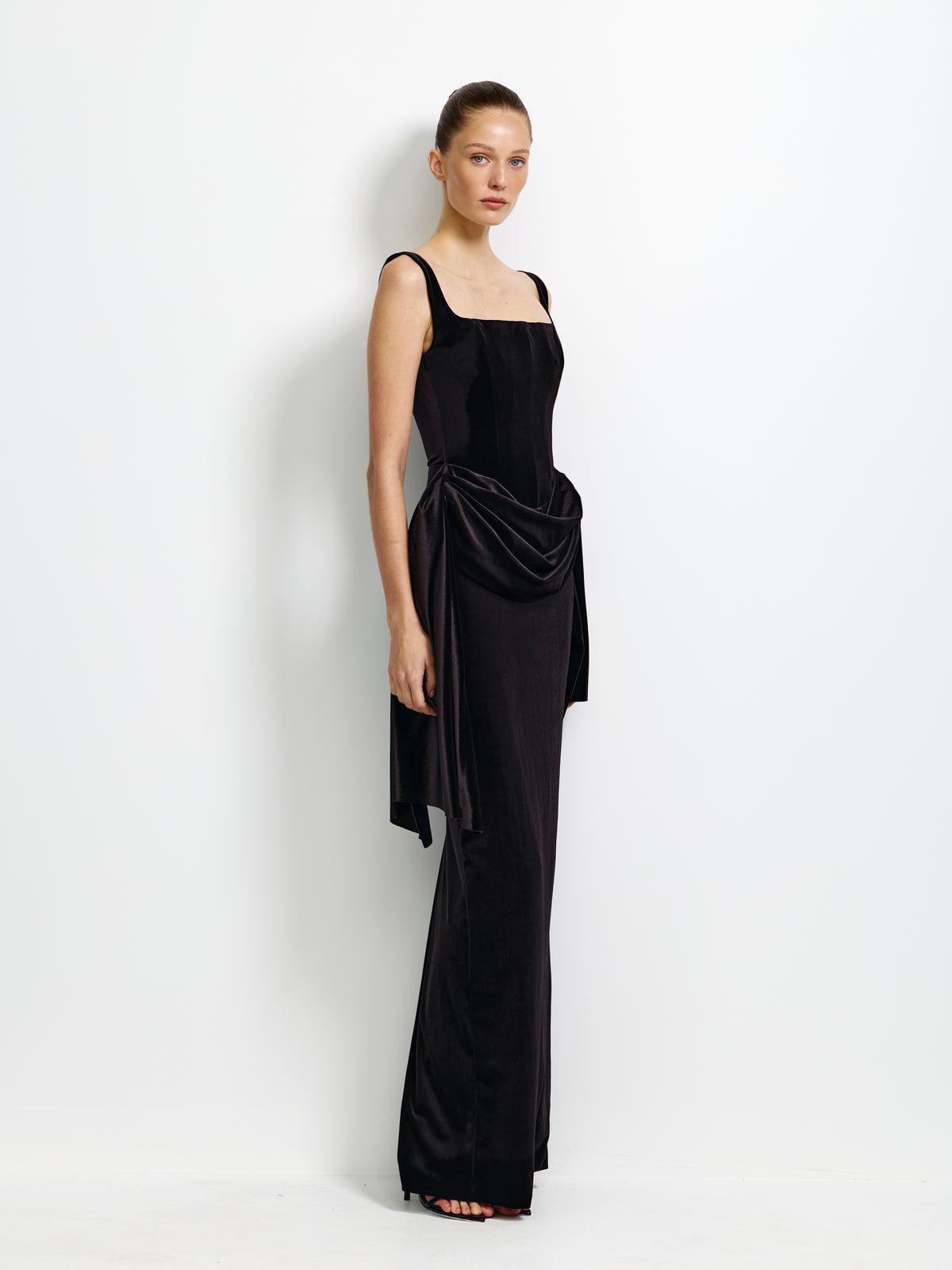 Genevieve Gown - Black - EFFIE KATS