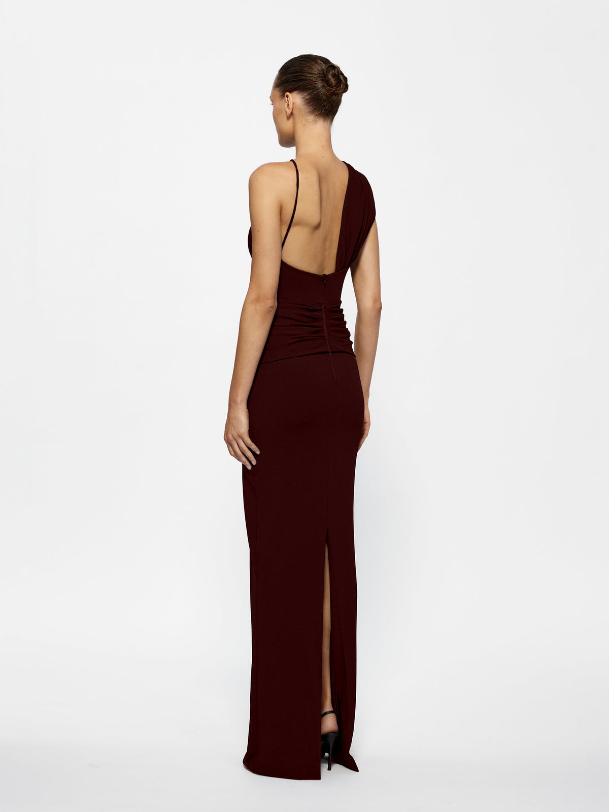 Greer Gown - Wine (Pre - order) - EFFIE KATS