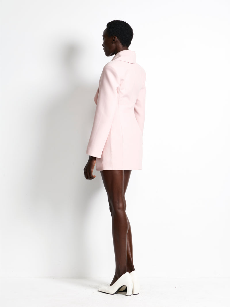 Harlem Blazer Dress - Pale Pink - EFFIE KATS
