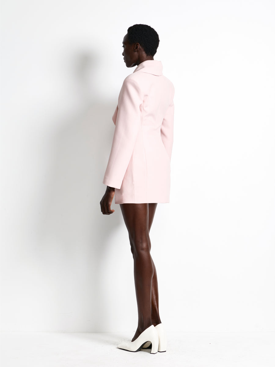 Harlem Blazer Dress - Pale Pink - EFFIE KATS