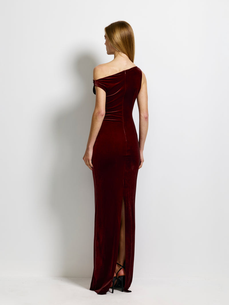 Inaya Gown - Shiraz Velvet - EFFIE KATS