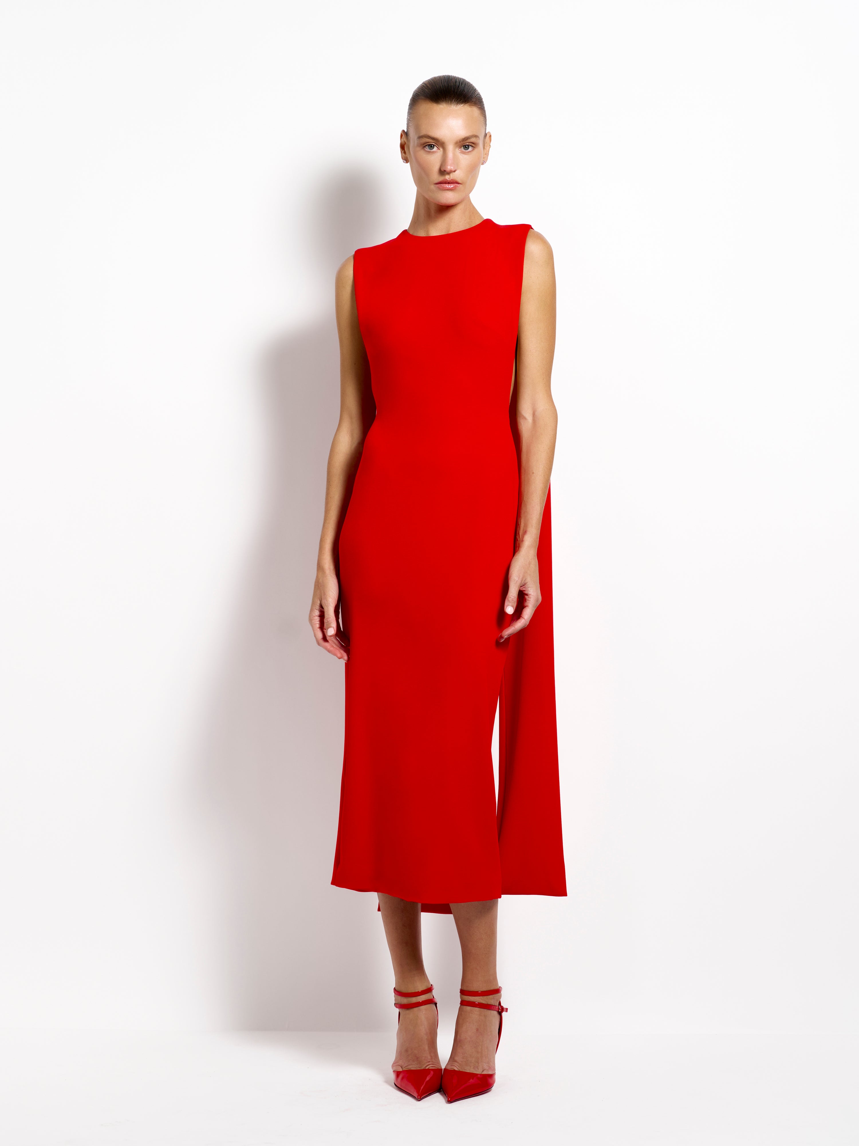 Kaya Midi - Cherry Red - EFFIE KATS