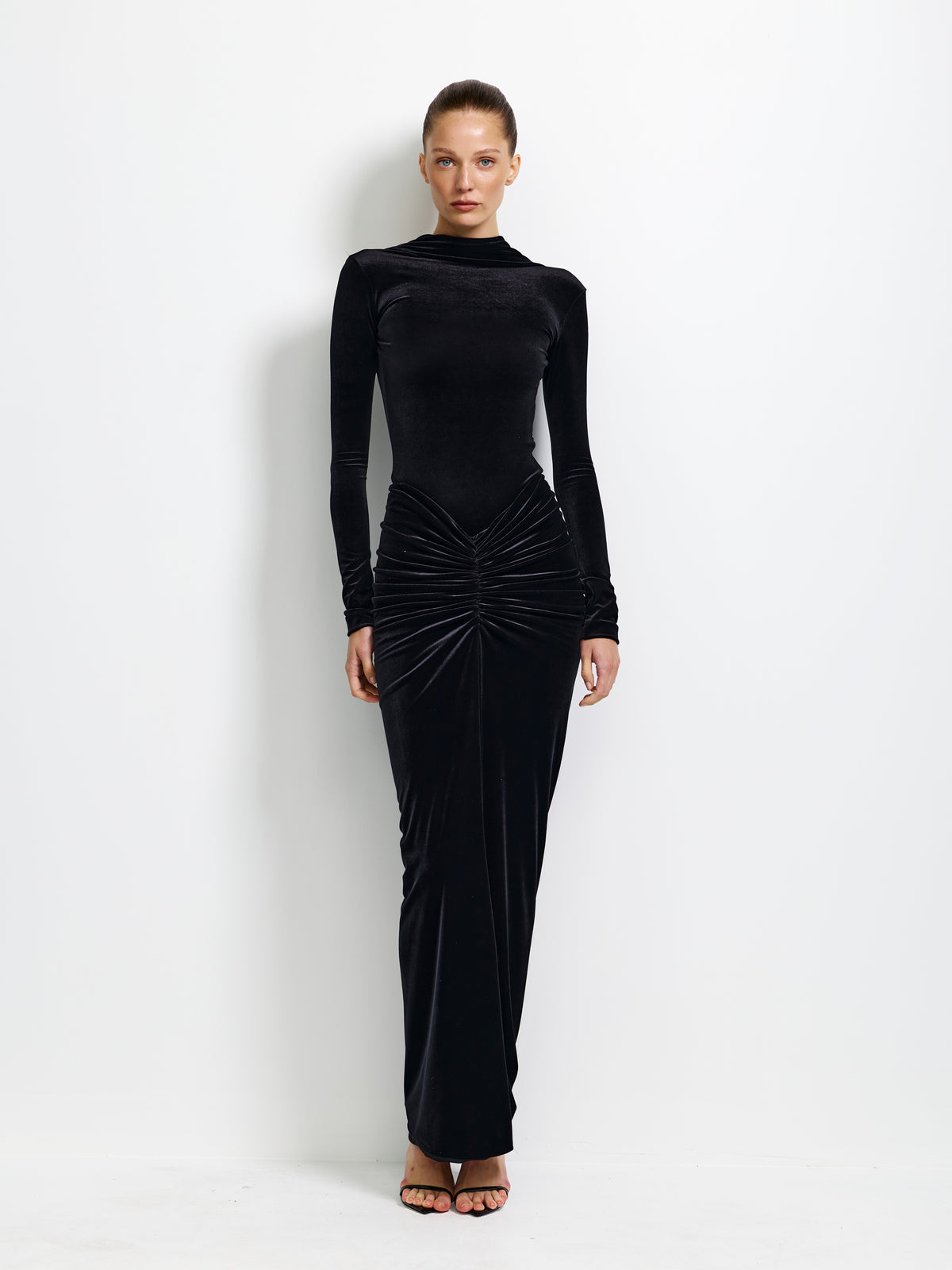 Luna Bodysuit - Black Velvet