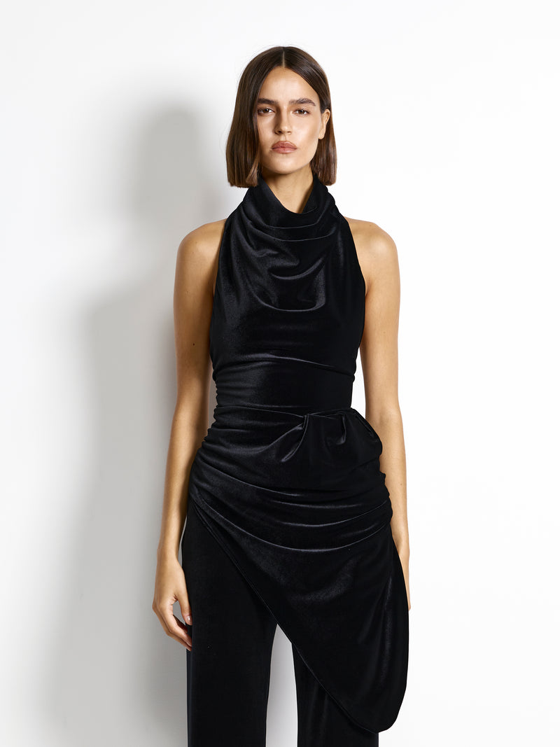 Maxima Top - Black Velvet - EFFIE KATS