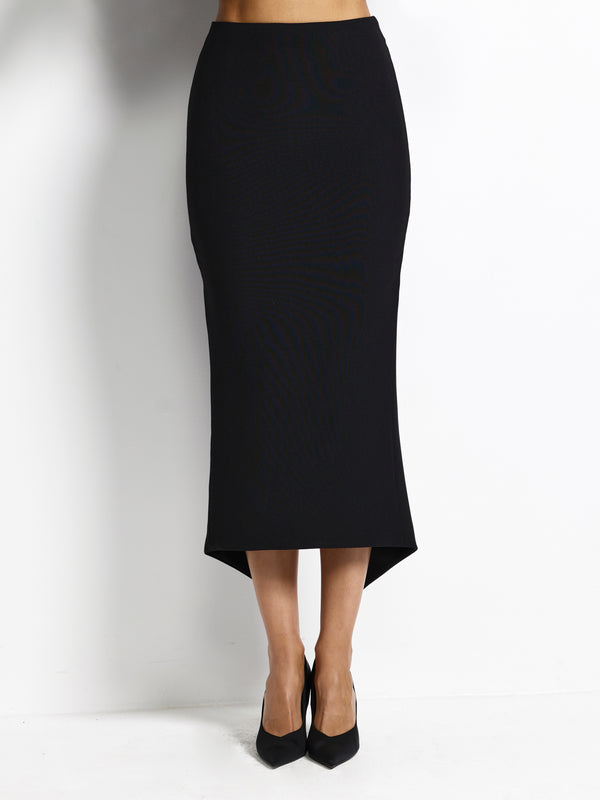 Mereen Midi Skirt - Black - EFFIE KATS