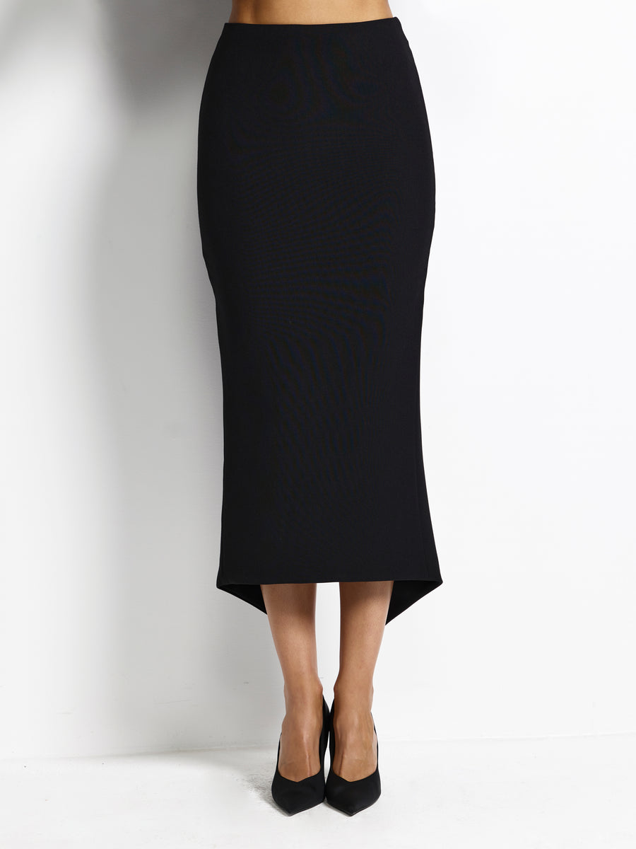 Mereen Midi Skirt - Black - EFFIE KATS