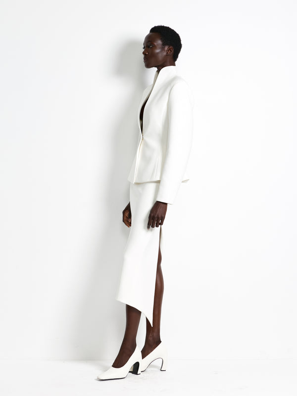 Mereen Midi Skirt - Ivory - EFFIE KATS