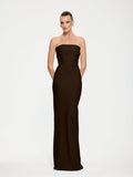 Monroe Gown - Coffee