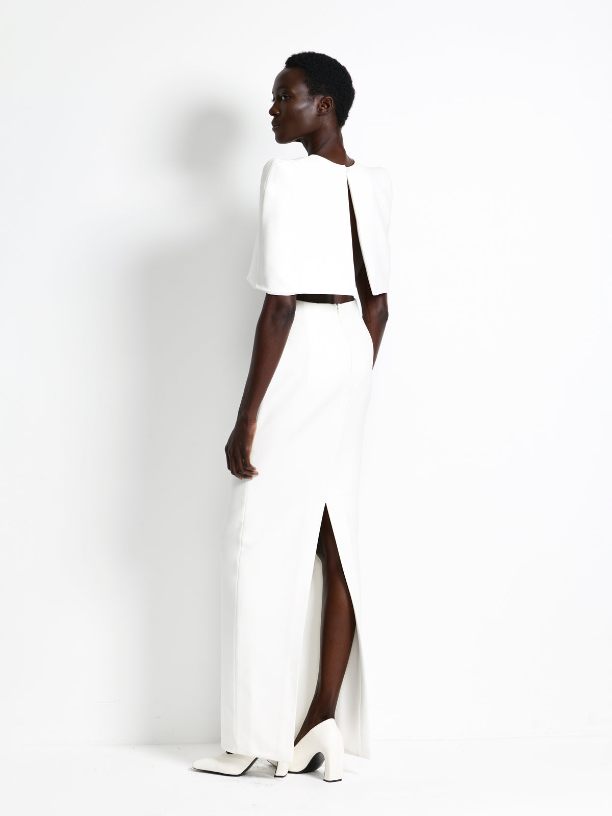 Octavia Skirt - Ivory - EFFIE KATS