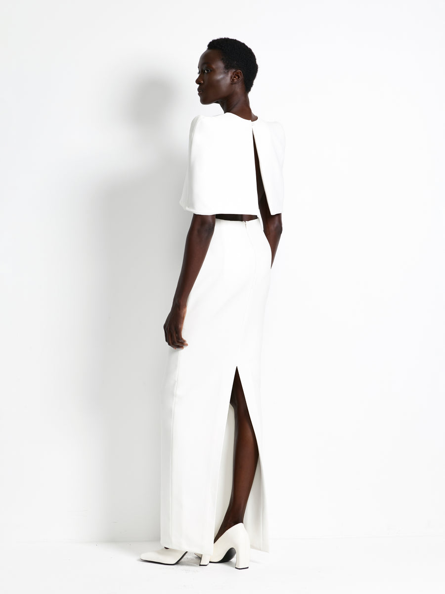 Octavia Skirt - Ivory - EFFIE KATS