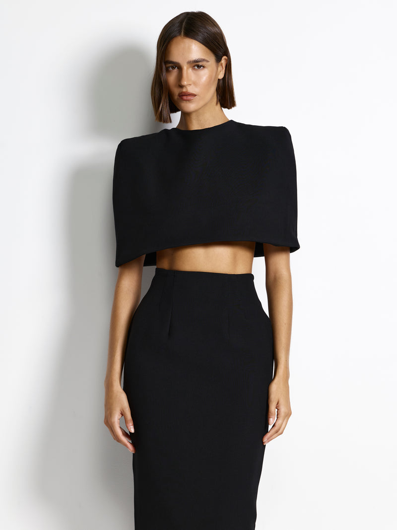 Olympia Cape - Black - EFFIE KATS