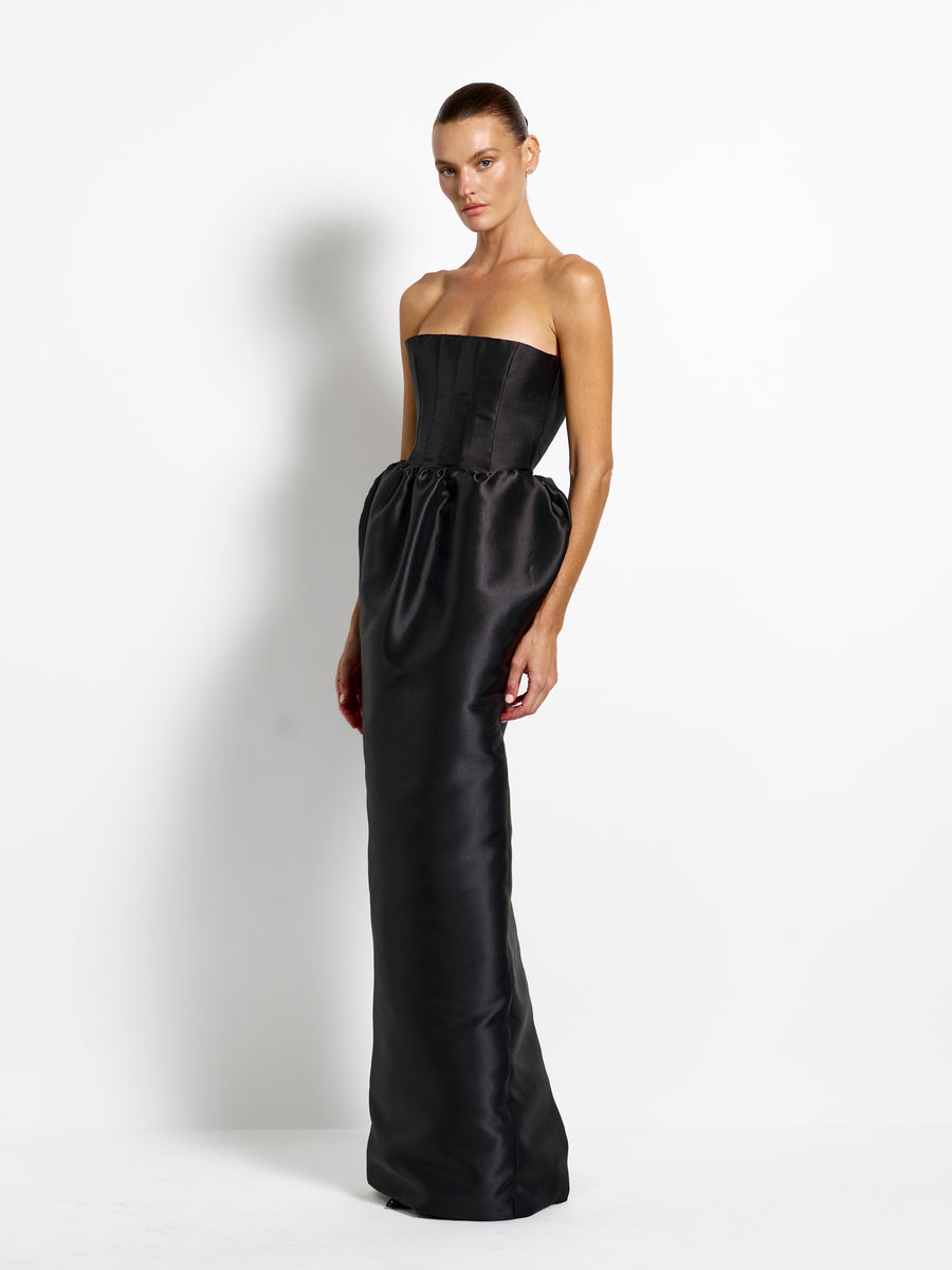Peyton Gown - Black - EFFIE KATS