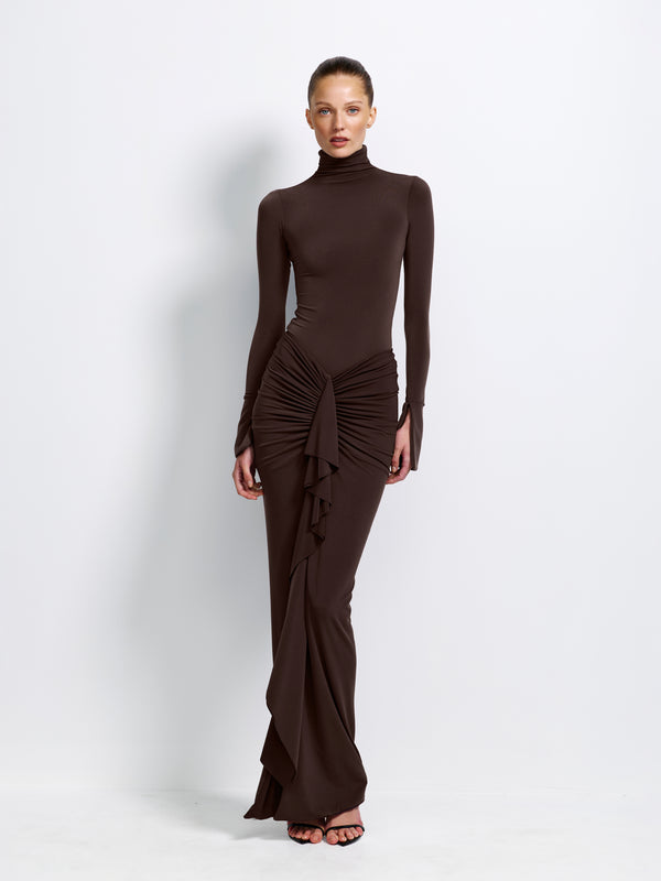 Pheby Skirt - Chocolate Plum - EFFIE KATS