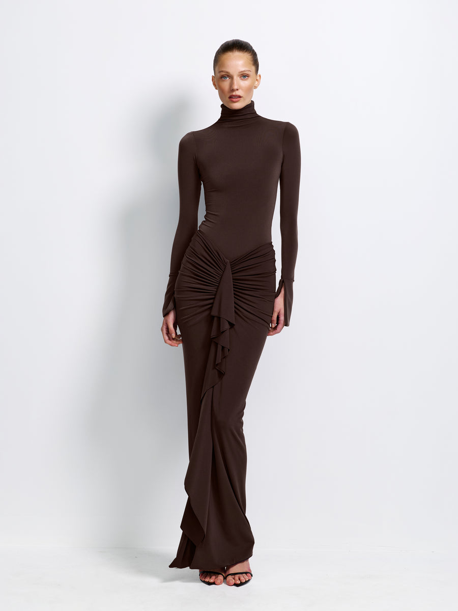 Pheby Skirt - Chocolate Plum - EFFIE KATS