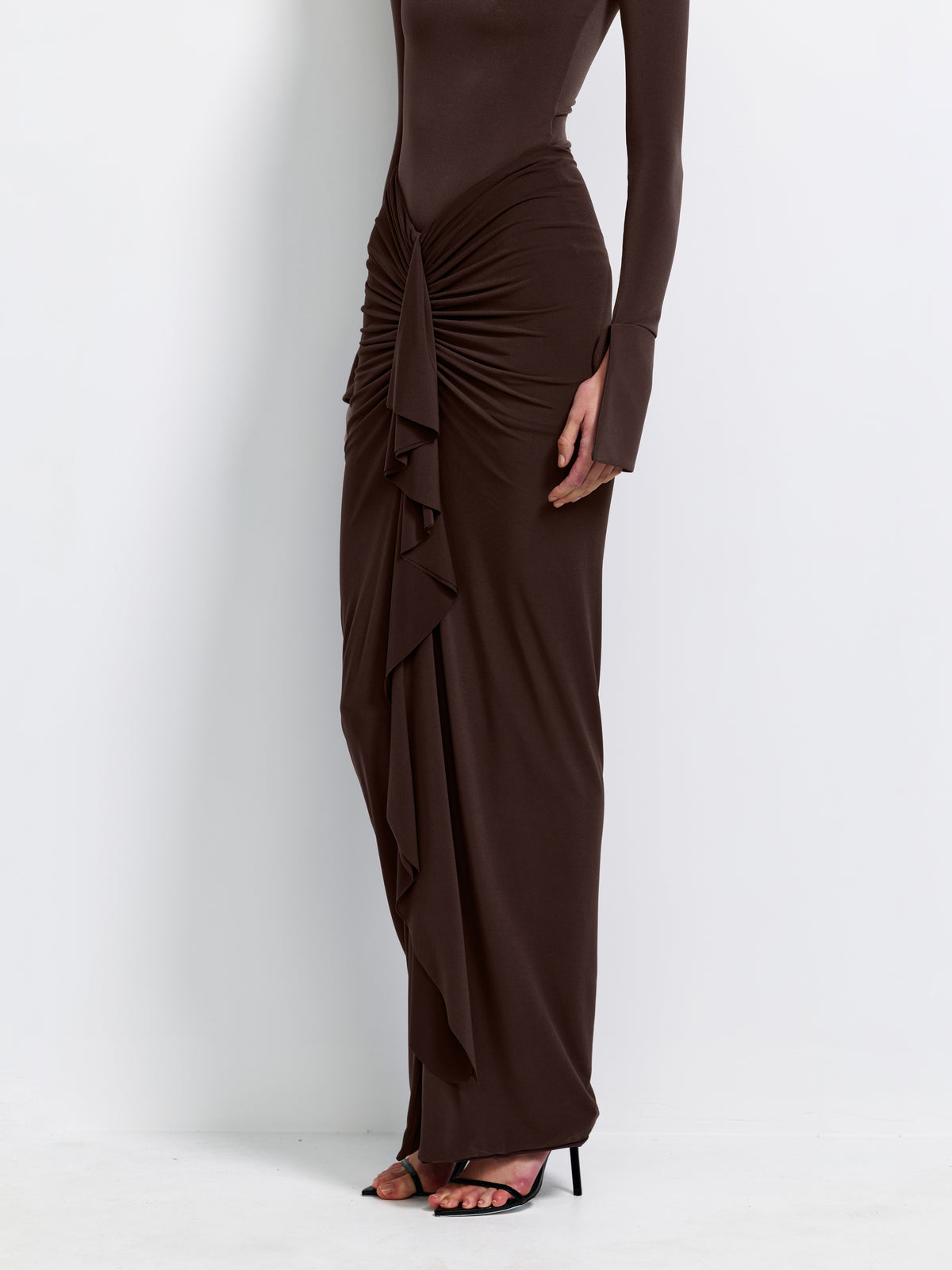 Pheby Skirt - Chocolate Plum