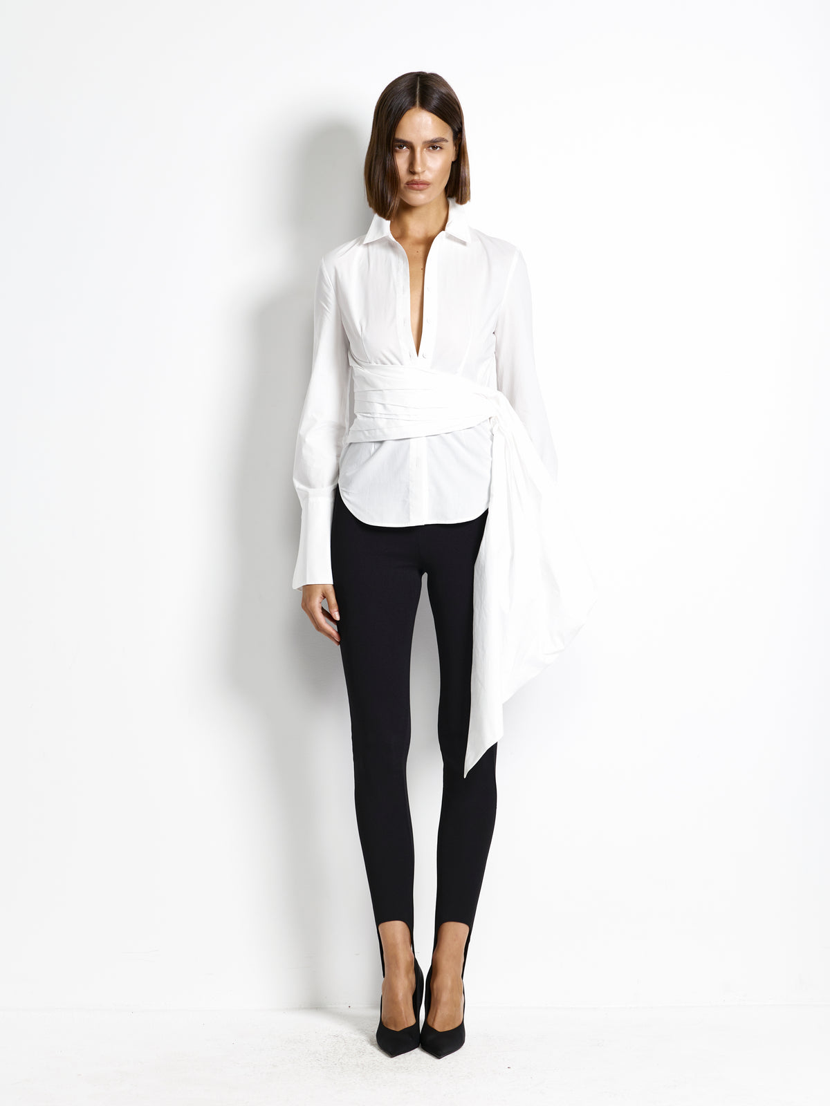 Phillipa Shirt - White - EFFIE KATS