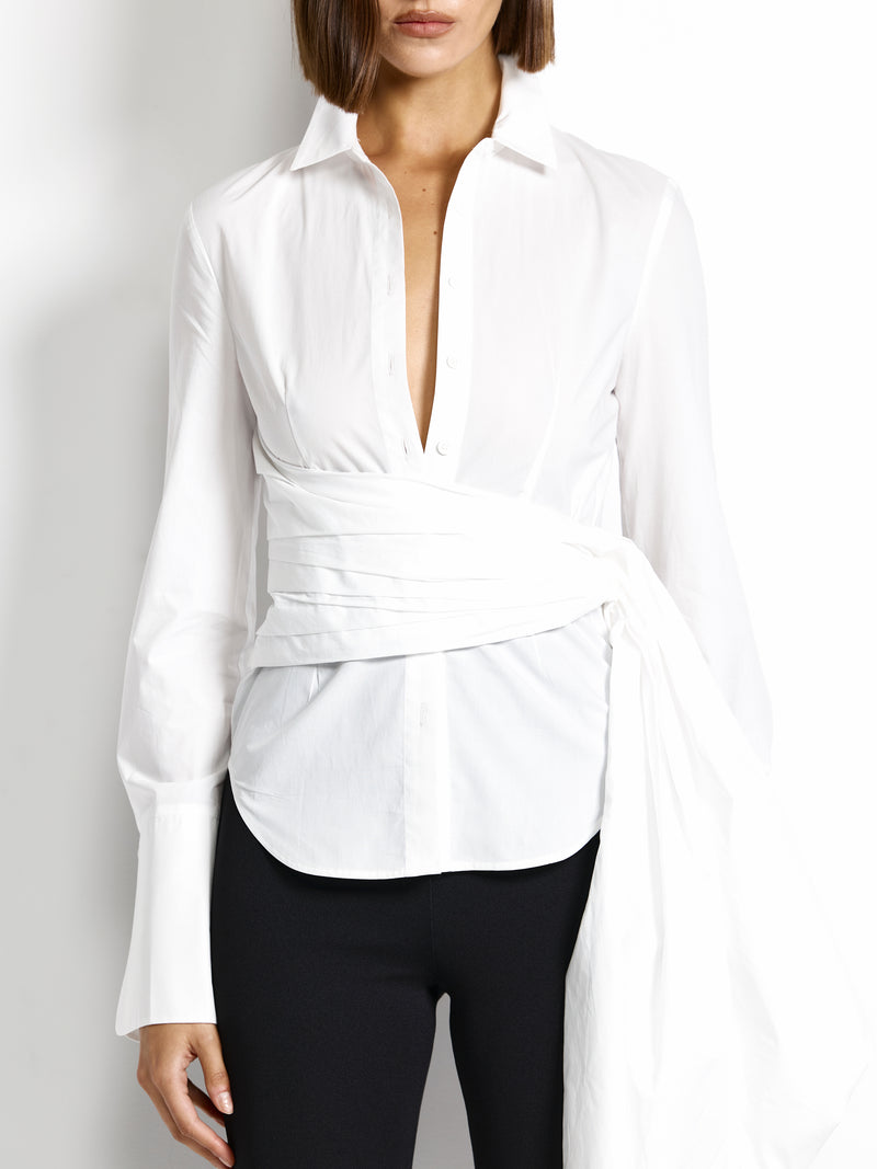 Phillipa Shirt - White - EFFIE KATS