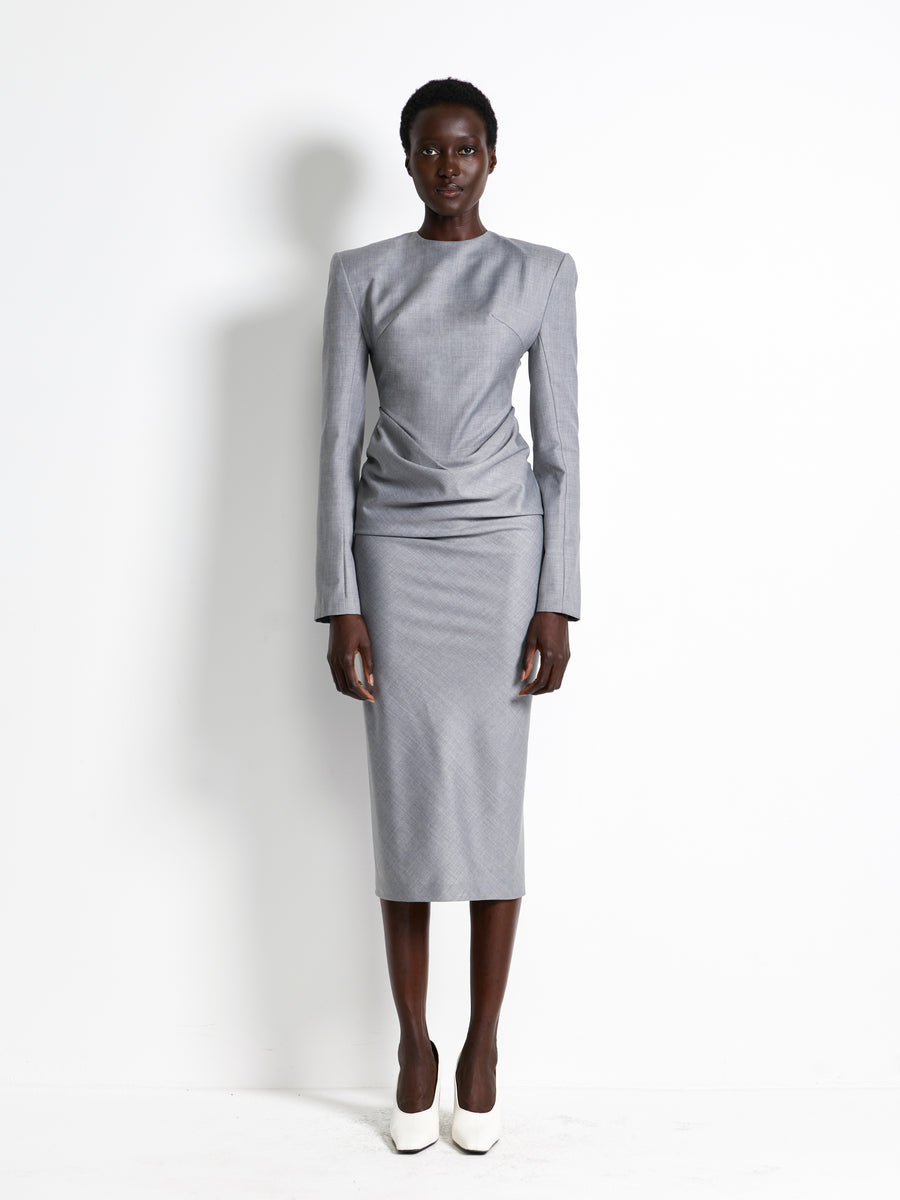 Rosalia Gown - Grey - EFFIE KATS