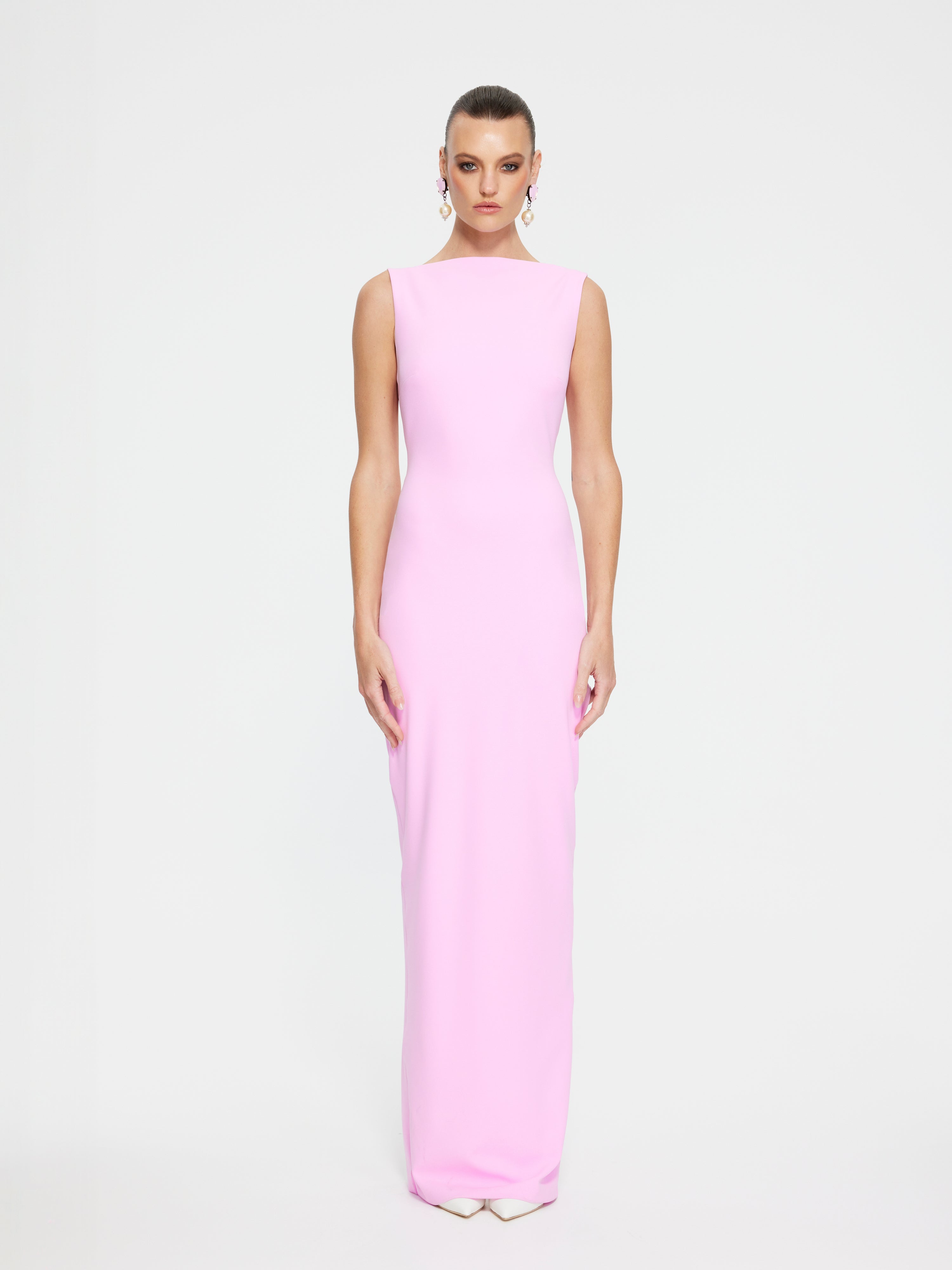 VERONA GOWN - Taffy Pink