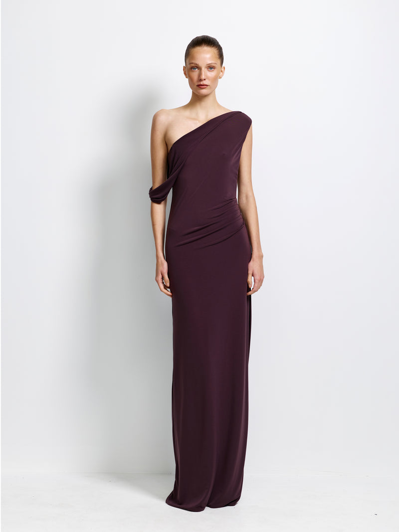 Zena Gown - Chocolate Plum - EFFIE KATS