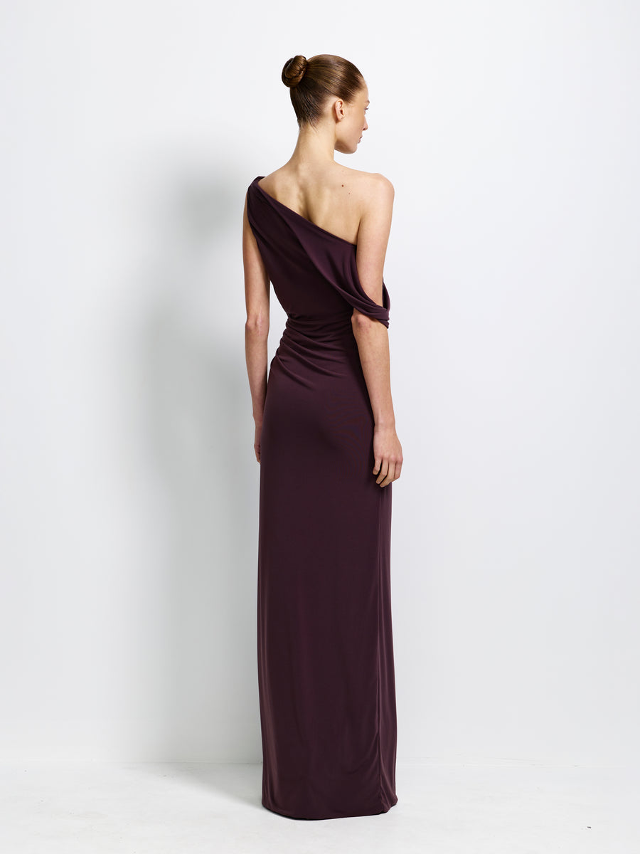 Zena Gown - Chocolate Plum - EFFIE KATS