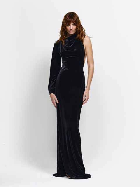 Amore Gown - Black Velvet - EFFIE KATS