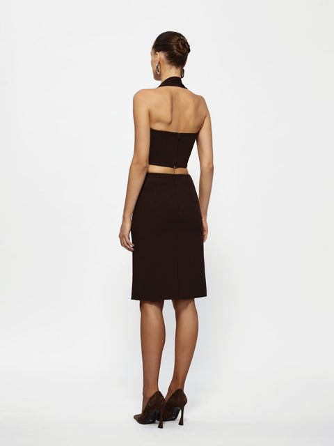 Arden Skirt - Coffee - EFFIE KATS