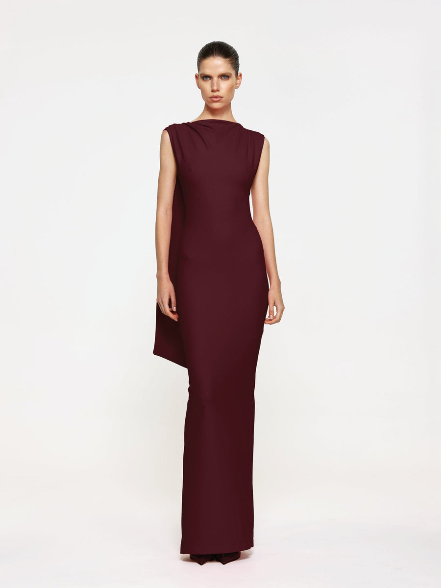 Audrey Gown - Wine - EFFIE KATS