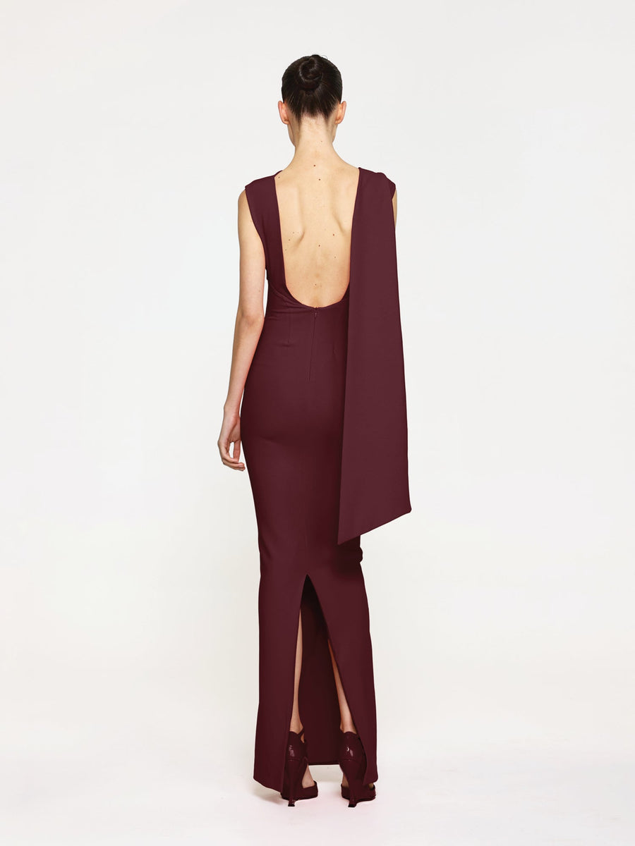 Audrey Gown - Wine - EFFIE KATS