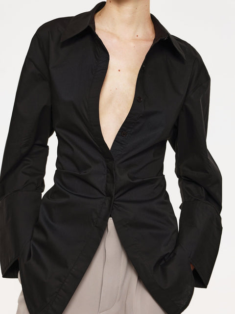 BROOKLYN SHIRT - BLACK - EFFIE KATS