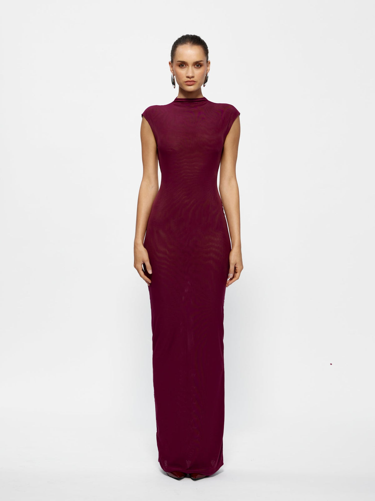 Caldwell Dress - Burgundy - EFFIE KATS